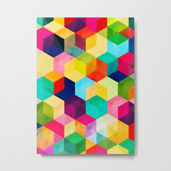 Hexa Metal Print