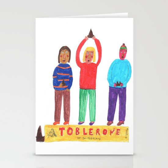 Toblerone. Stationery Cards