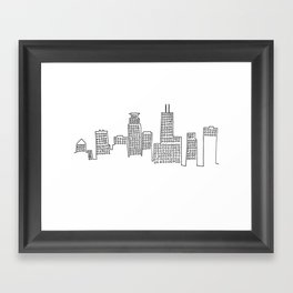 Minneapolis Skyline Framed Art Print