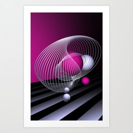 go pink -16- Art Print