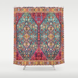 N131 - Heritage Oriental Vintage Traditional Moroccan Style Design Shower Curtain