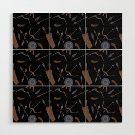 Archer's Companions (Original w/ black background) Wood Wall Art