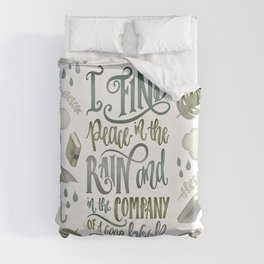 I FIND PEACE Duvet Cover