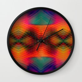 fycyts yf hyyvyng Wall Clock | Graphic Design, Pattern, Digital, Abstract 