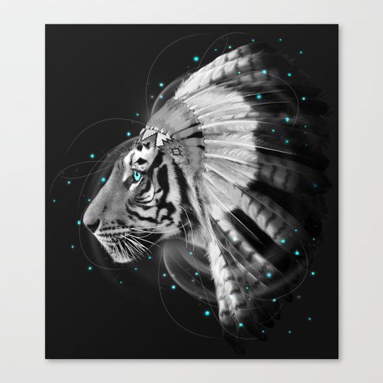Don't Define the World (Chief of Dreams: Tiger ) Tribe Series Canvas Print