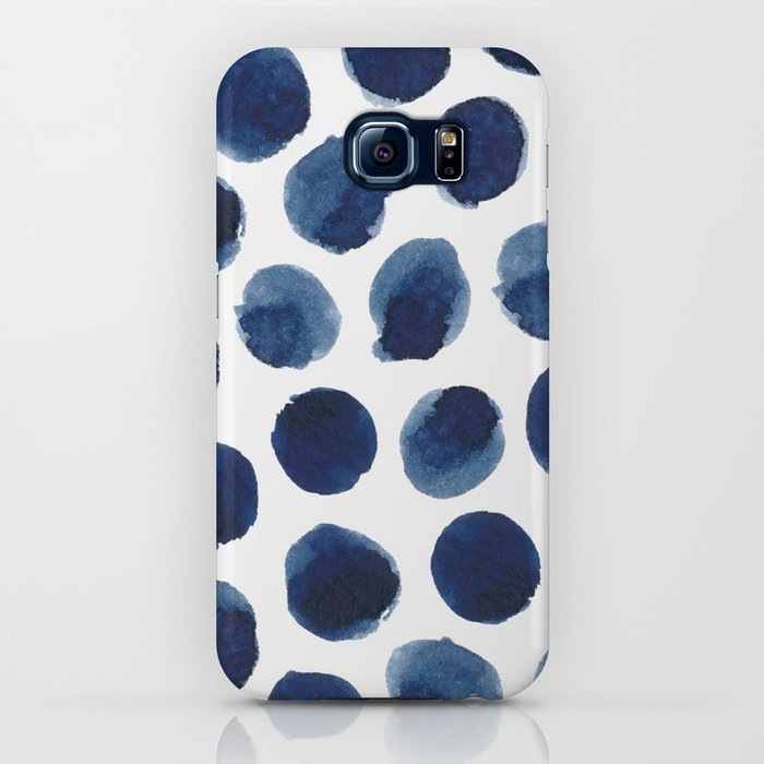 watercolor polka dots iphone case