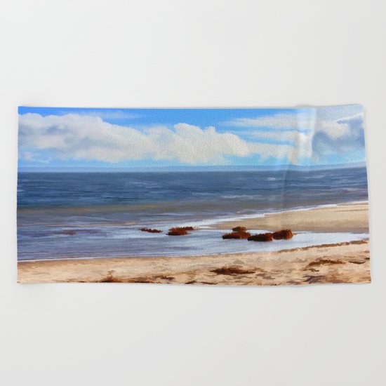 On A Clear Day Beach Towel