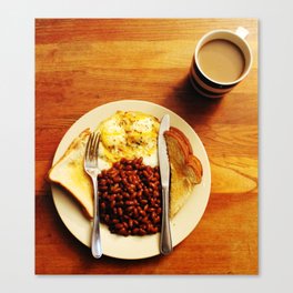 Beans and Eggs Canvas Print