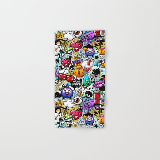 graffiti fun Hand & Bath Towel
