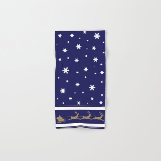 Christmas Santa Claus Hand & Bath Towel