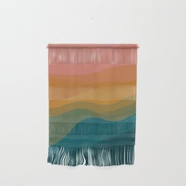Desert Mountains In Color Wall Hanging