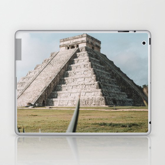 Mexico Photography - Ancient Famous Building In Mexico Laptop & iPad Skin
