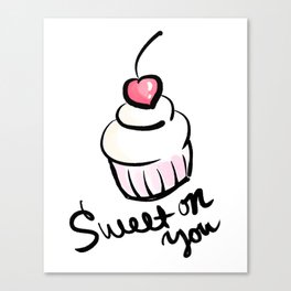 Sweet Cupcake Canvas Print