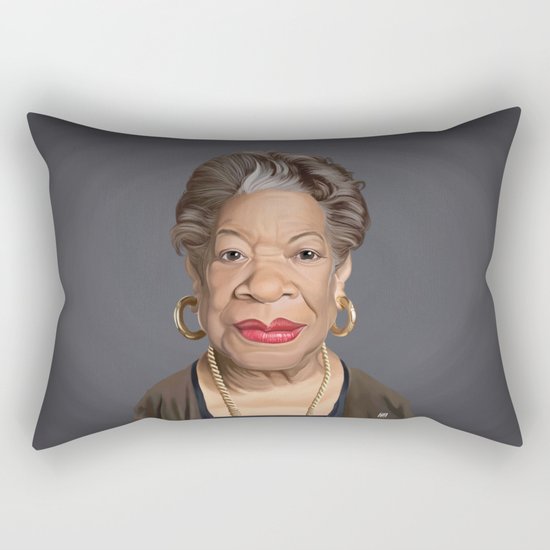 Celebrity Sunday ~ Maya Angelou Rectangular Pillow
