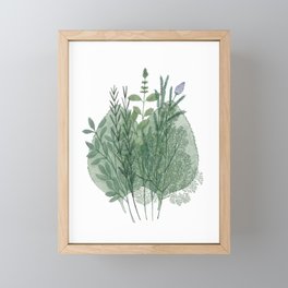 Herbs Framed Mini Art Print