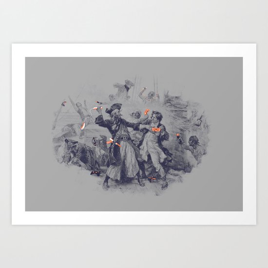 Epic Battle Art Print