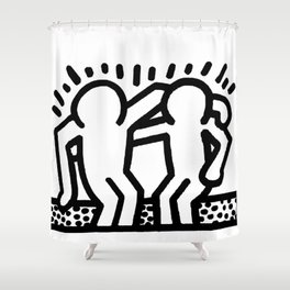 Keith Haring Shower Curtains Society6