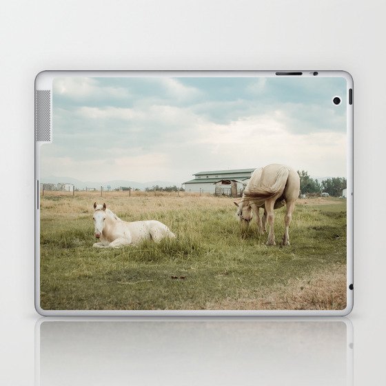 White Horses, Montana Laptop & iPad Skin