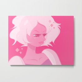 Pink Diamond Metal Print