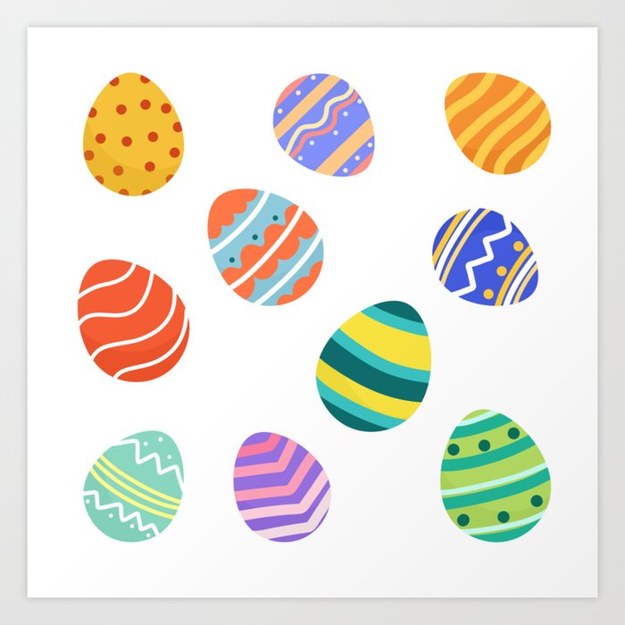 Easter eggs to print deals