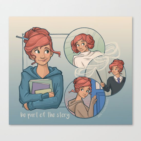 Be Part of the Story Canvas Print