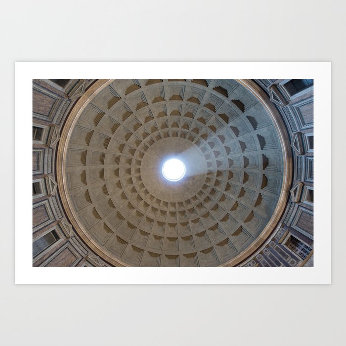 L'occhio di Roma II - Pantheon, The Eye of Rome, Italy Art Print