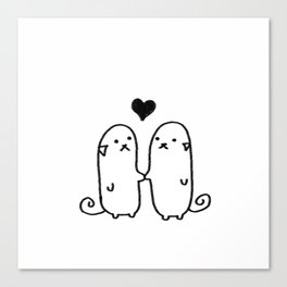 Pipa Love Canvas Print