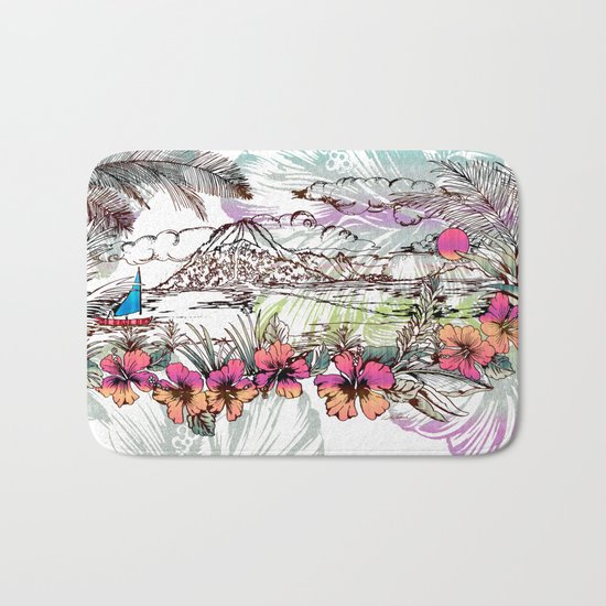 Sail Away Bath Mat