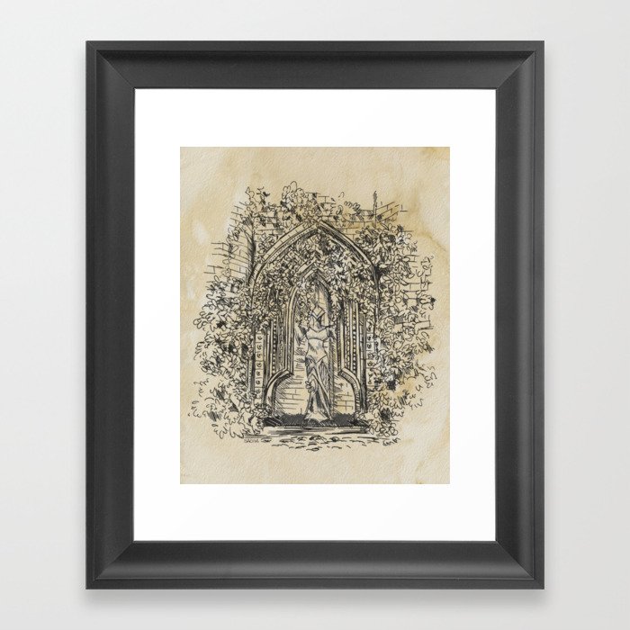 Ruins Framed Art Print