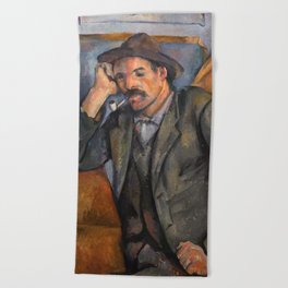 Paul Cezanne - Smoker Beach Towel