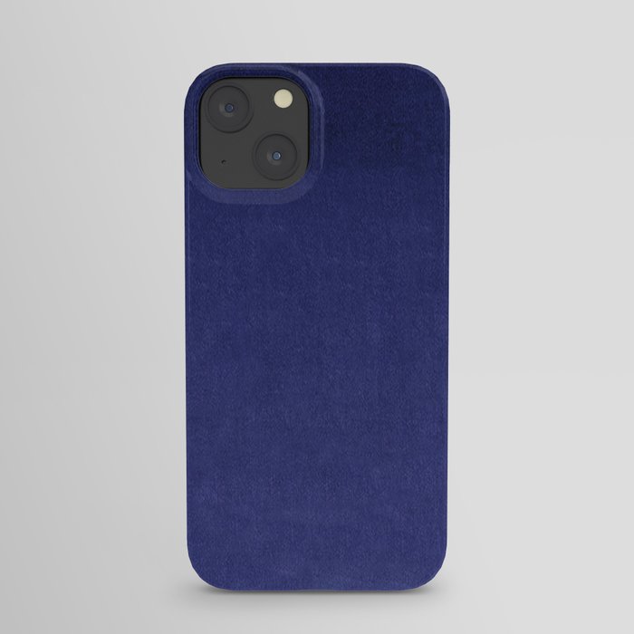 Cobalt Blue Velvet iPhone Case