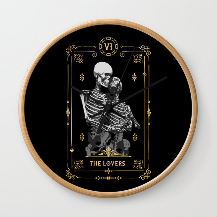 The Lovers VI Tarot Card Wall Clock