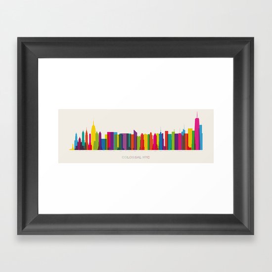 Colossal NYC Framed Art Print