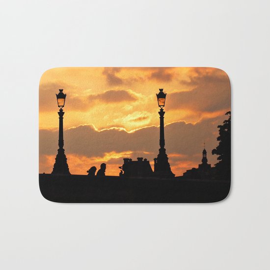 A sunset in Paris Bath Mat