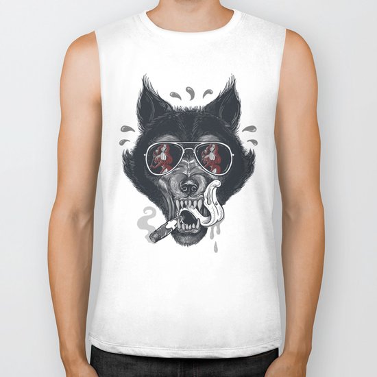 Hungry like the Wolf! Biker Tank