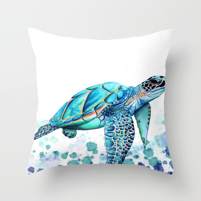 large turtle pillow