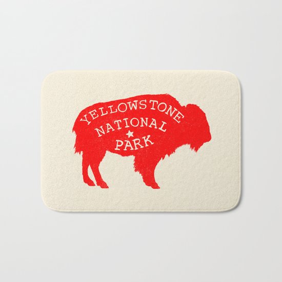 Yellowstone National Park Bath Mat