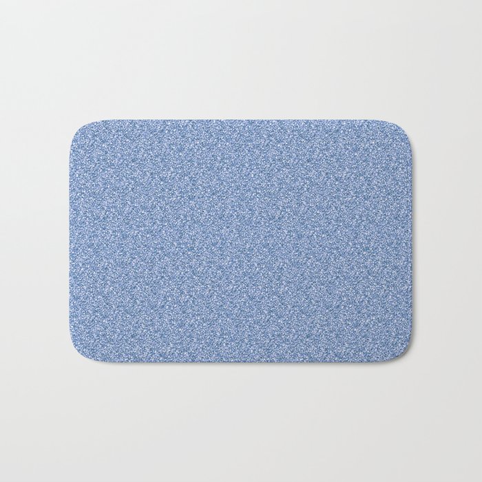 Blue Glitter Bath Mat