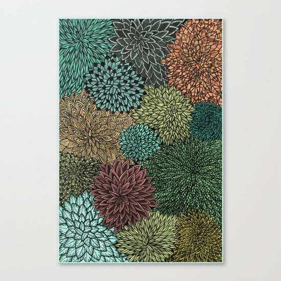 Ink Pattern No.4 Canvas Print