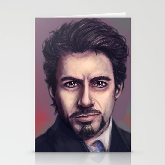 Tony Stark Stationery Cards