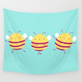 Bumblebee Boogie Wall Tapestry