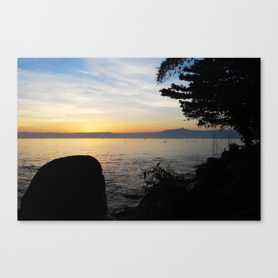 Jungle Sunset Canvas Print