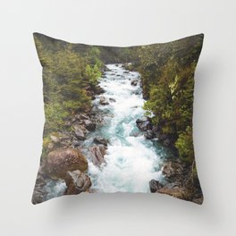 Streams of living water Throw Pillow