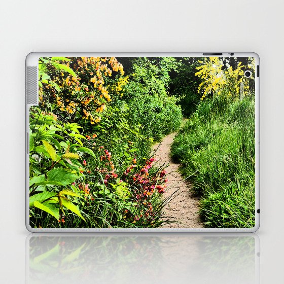 Scottish Highlands Late Spring Country Path in I Art  Laptop & iPad Skin