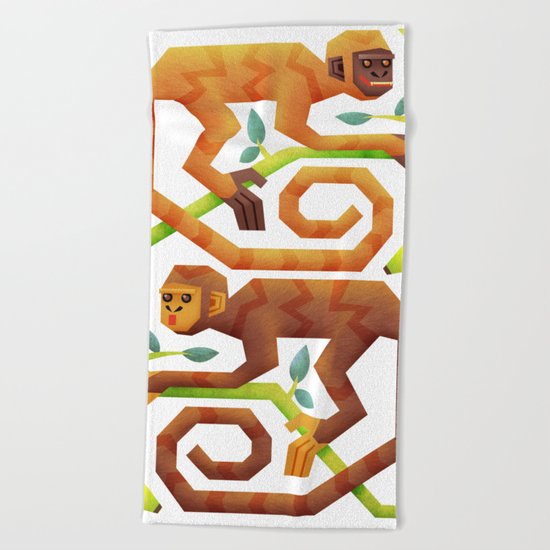 Monkeys Beach Towel