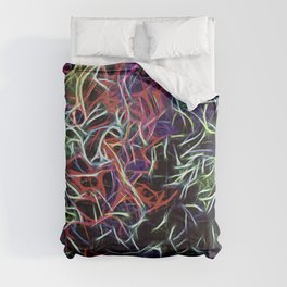 Desaturated Colorful Diffraction Comforter