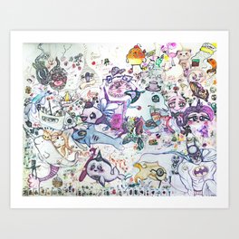 Crayola Marker Art Prints For Any Decor Style Society6