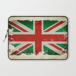 Italian Union Jack Laptop Sleeve | Graphic Design, Italy, Britain, Unionjack, England, Flag, Illustration, Scotland, Uk, Vintage 