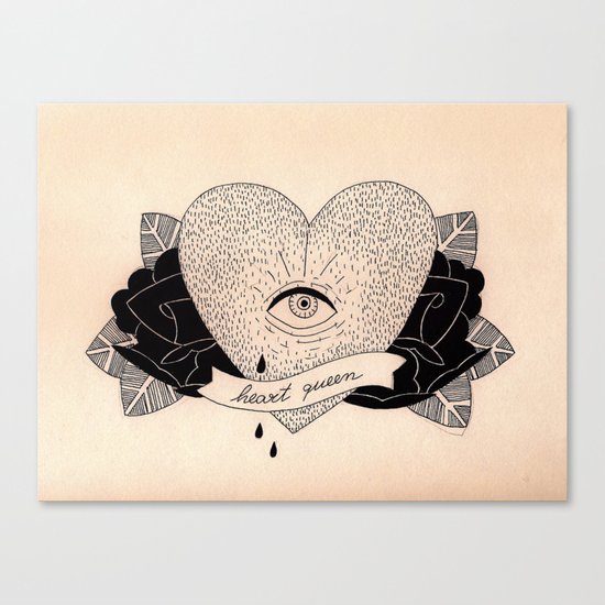 Heart Queen Canvas Print