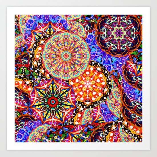 Pretty pot holders Art Print